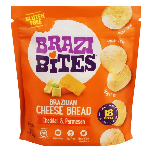 Gluten Free Cheddar & Parmesan Brazilian Cheese Bread