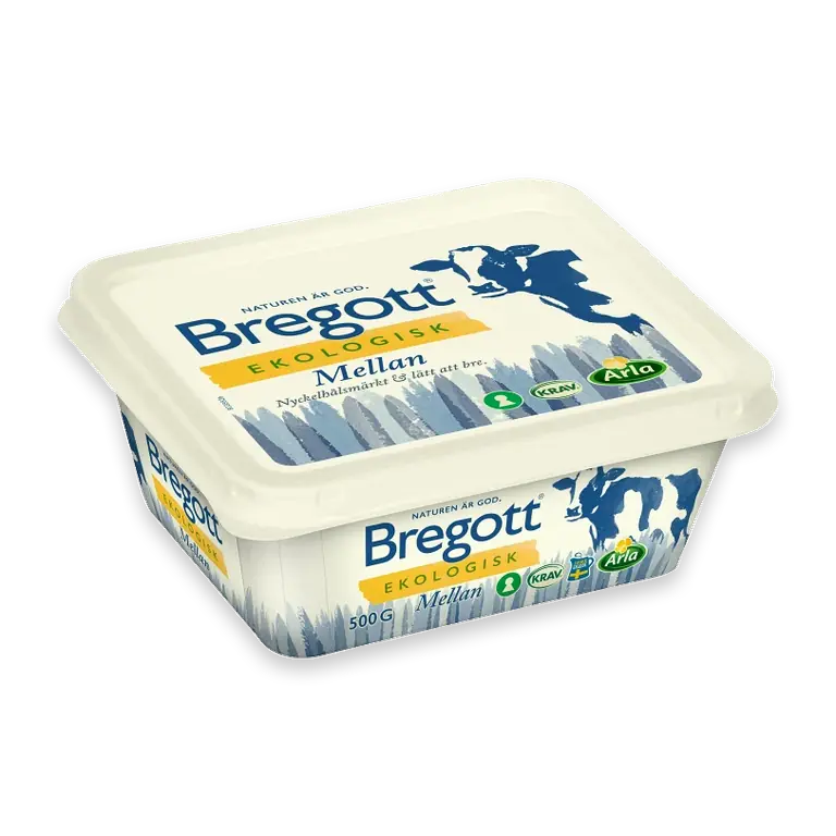 Smör & Raps Mellan 57% Ekologisk 500g Bregott®