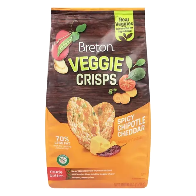 Crisps, Veggie, Spicy Chipotle Cheddar