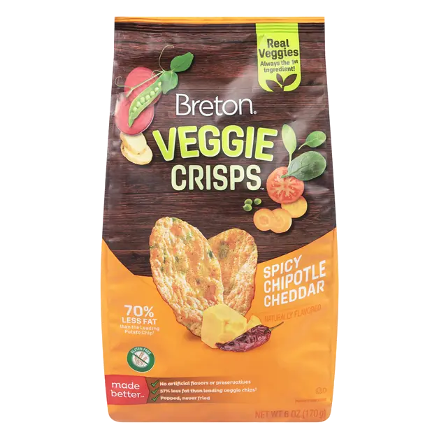 Spicy Chipotle Cheddar Veggie Crisps