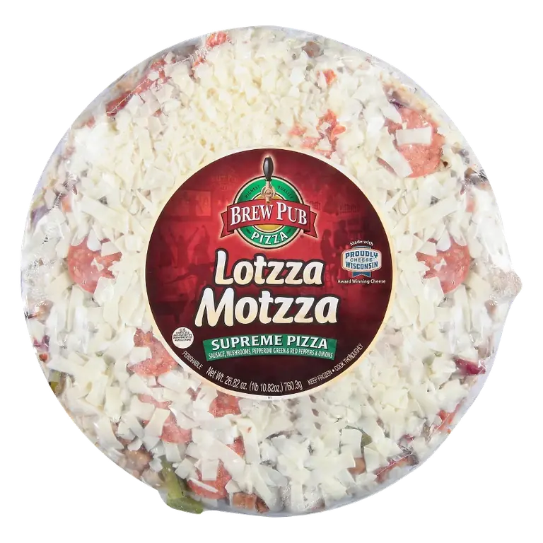 Brew Pub Lotzza Motzza Supreme Pizza, 26.82oz