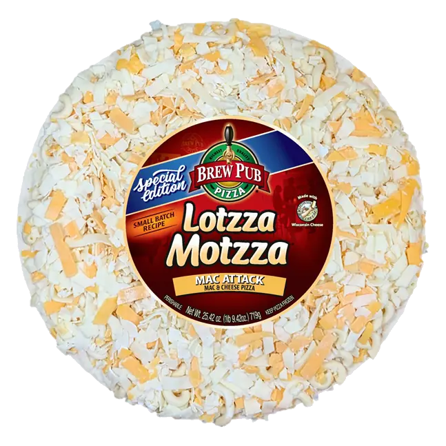Brew Pub Pizza Lotzza Motzza Mac Attack Large Pizza 23.62 oz