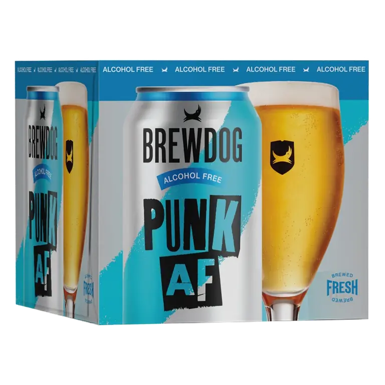 Punk Alcohol Free Beer Cans 4x330ml