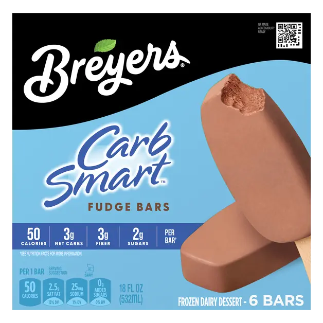 Carb Smart Fudge Bars - 6 ct
