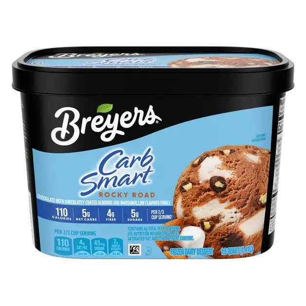 Breyer's Carb Smart Rocky Road Ice Cream
