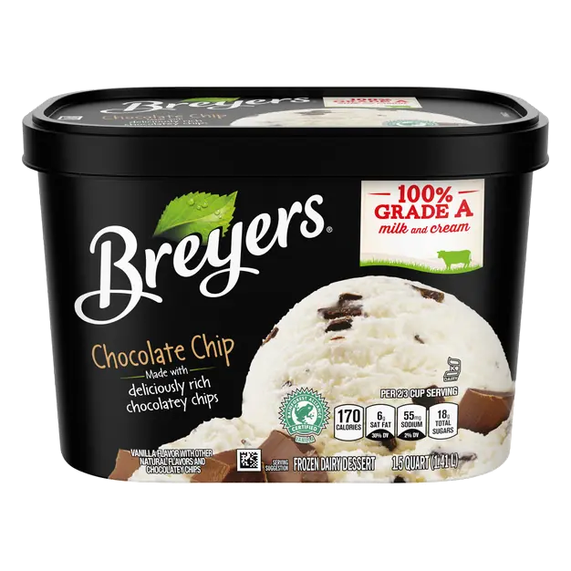 Breyers Chocolate Chip Ice Cream