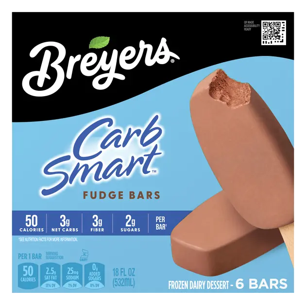 Fudge Frozen Dairy Dessert Bars