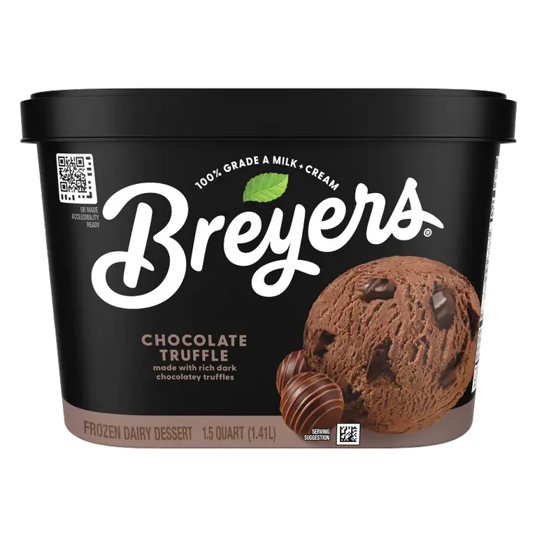 Breyers Chocolate Truffle Ice Cream, 48oz