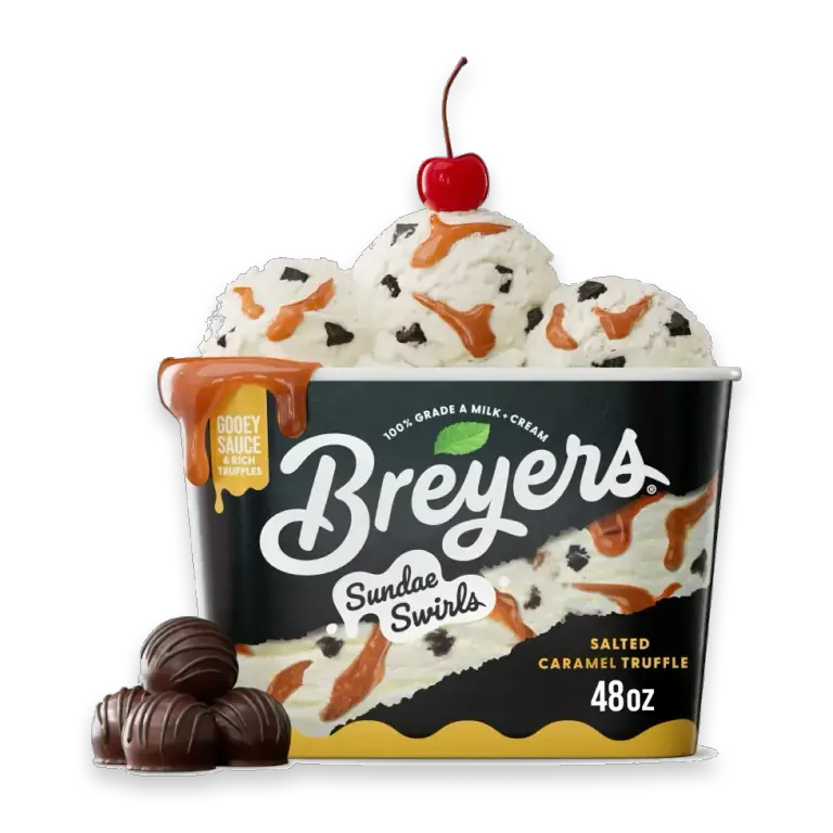 Sundae Swirls Salted Caramel Truffle 48 oz