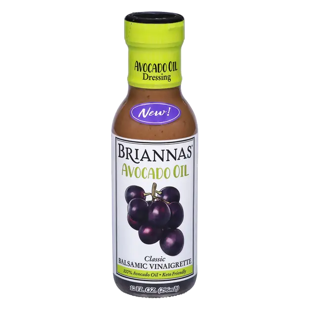 Briannas Avocado Oil Classic Balsamic Vinaigrette Dressing 10 fl oz