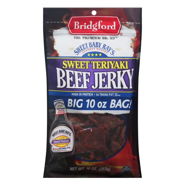 Sweet Baby Ray's Sweet Teriyaki 10g Protein Beef Jerky