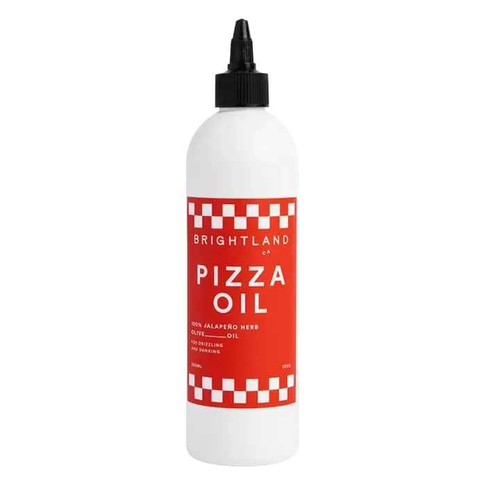 Brightland Jalapeno and Herb Flavored Pizza Oil, 12 fl oz