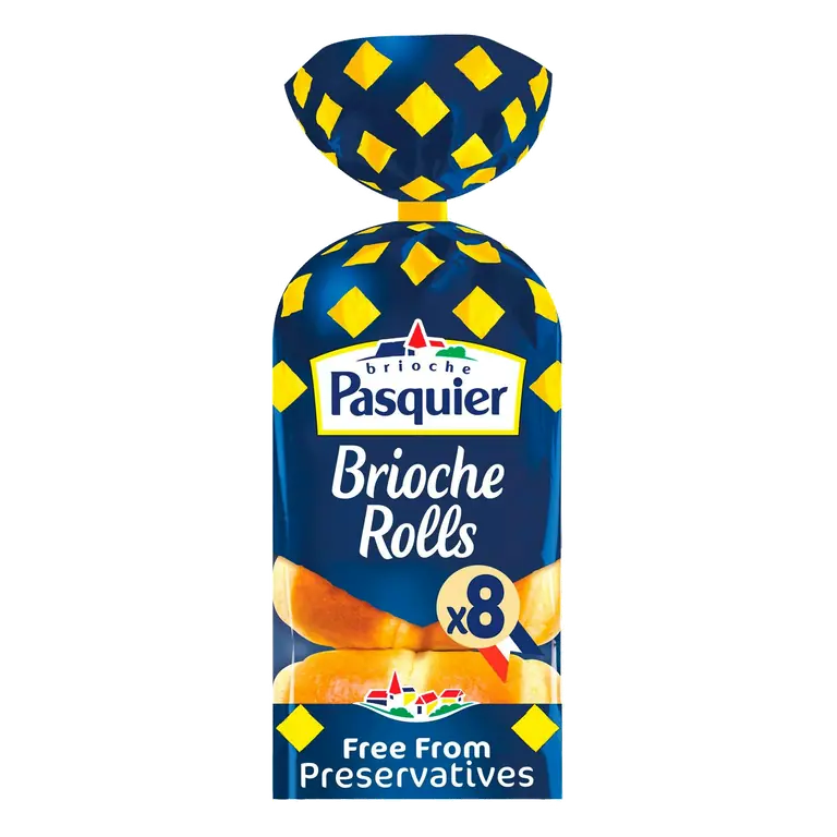 Milk Brioche Rolls x8