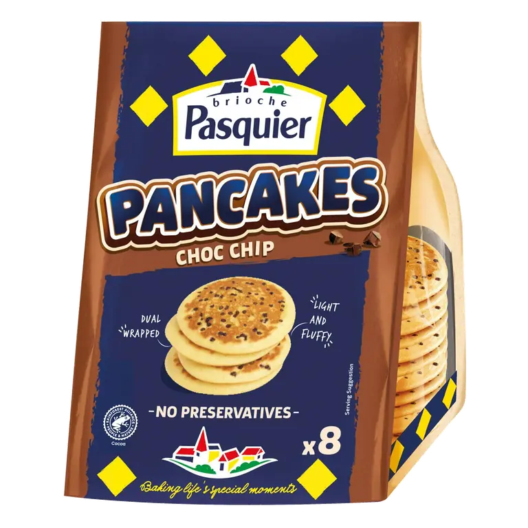 Pancakes Choc Chip x8