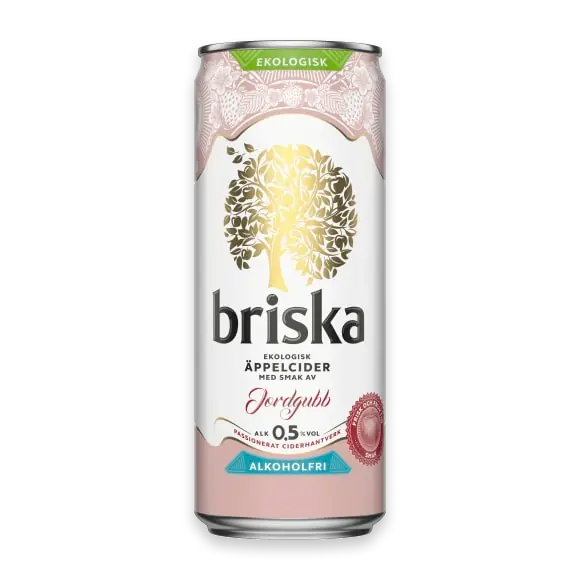 Briska Cider Jordgubb Eko