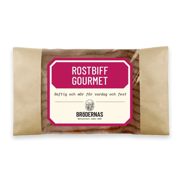 Rostbiff Gourmet skivad 100g