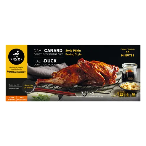 Brome Lake Ducks Confit Half Duck Peking Style 1.25 kg