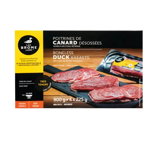 Brome Lake Ducks Frozen Duck Breast Boneless 4 x 225 g