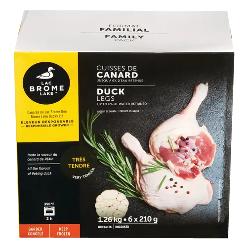 Brome Lake Frozen Duck Legs 1.26 kg