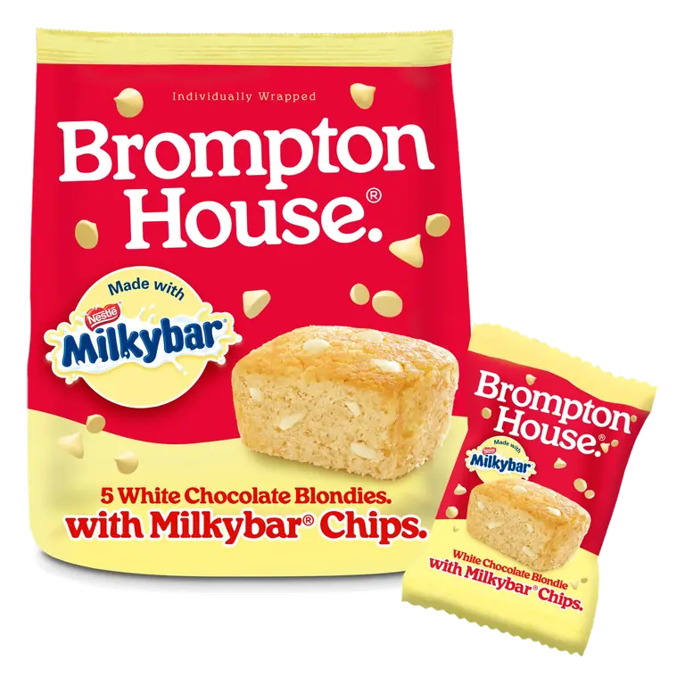 Brompton House White Chocolate Blondies with Milkybar Chips 100g (5x20g)