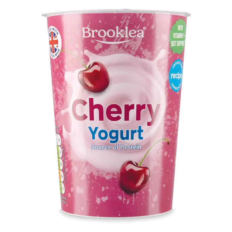 Low Fat Cherry Fruit Yogurt