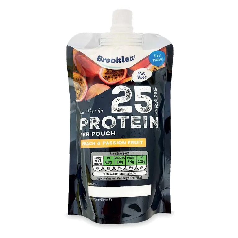Protein Peach & Passion Fruit Yogurt Pouch