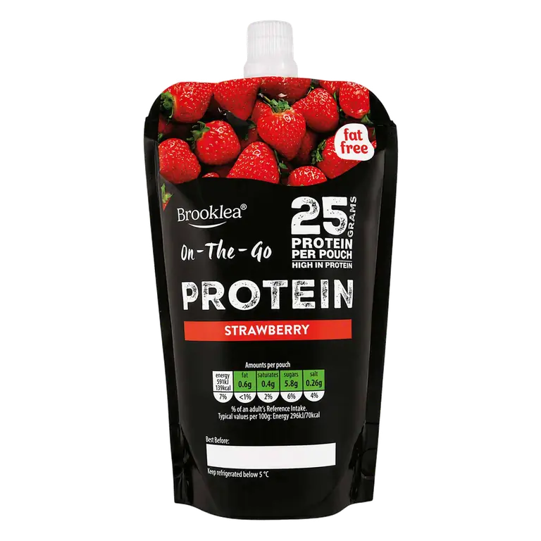 Protein Strawberry Yogurt Pouch