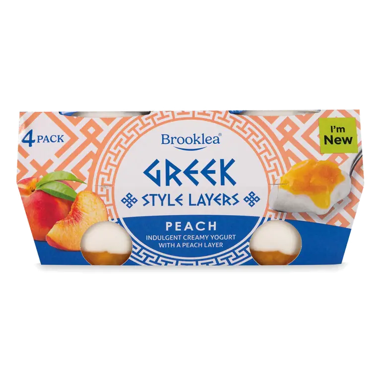 Strawberry Greek Style Yoghurts 4 Pack