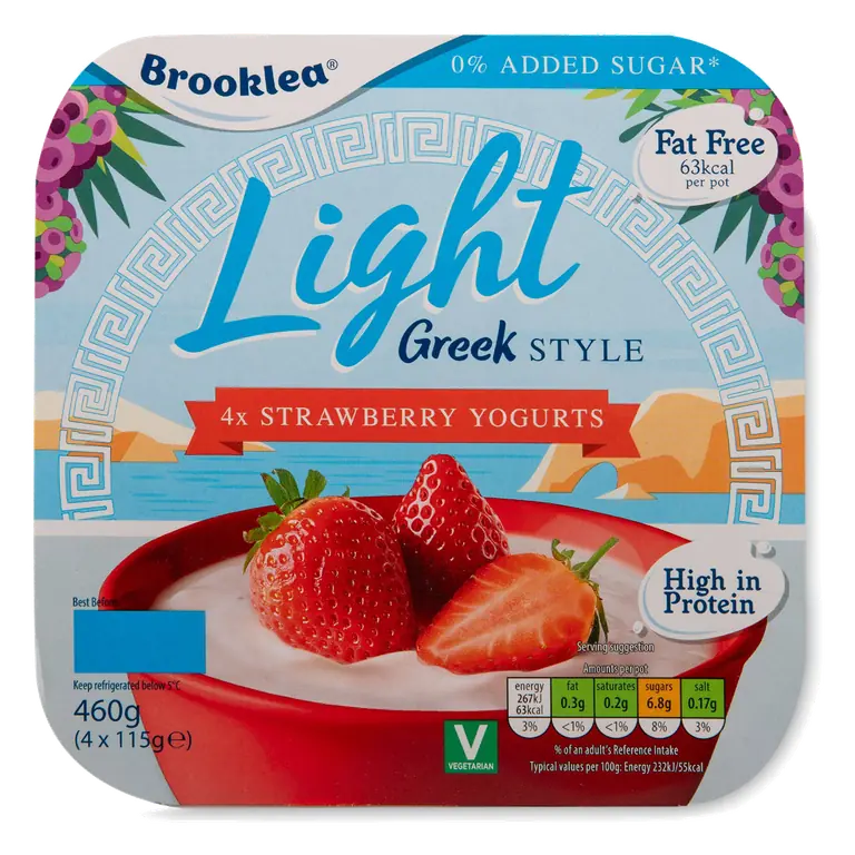 Strawberry Greek Style Yogurt 4 Pack