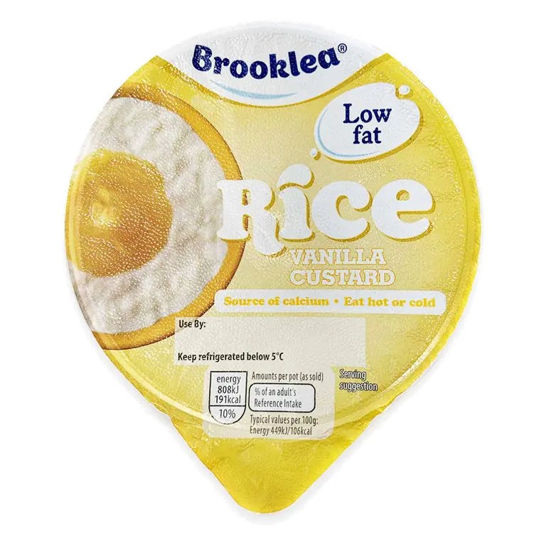 Vanilla Custard Rice Pudding