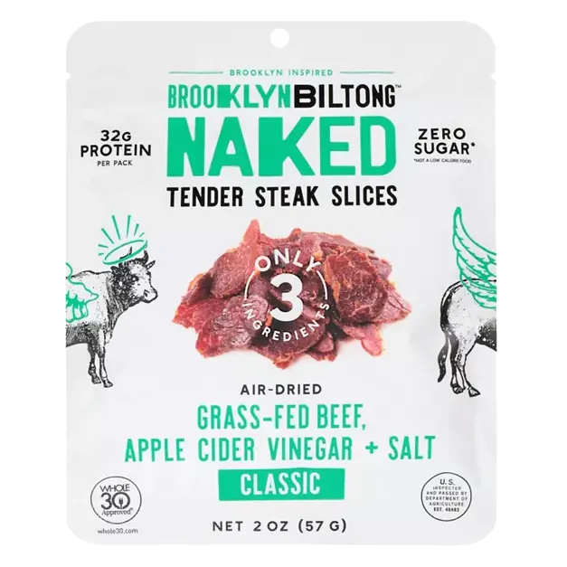 Zero Sugar Naked Air-Dried Classic Tender Steak Slices