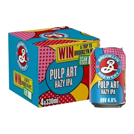 Pulp Art Hazy IPA Beer Cans