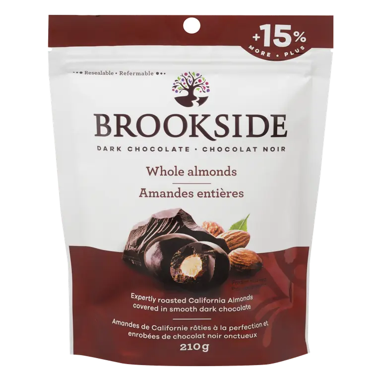 Dark Chocolate Covered Whole Almonds 210 g