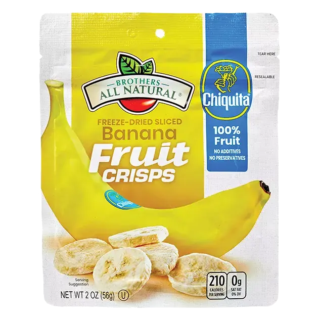 Freeze Dried Banana Dried Fruit Crisps