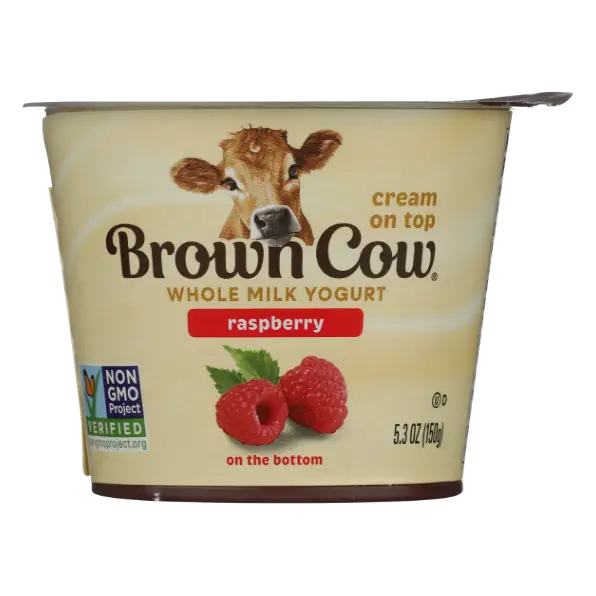 Raspberry On the Bottom Cream Top Whole Milk Yogurt