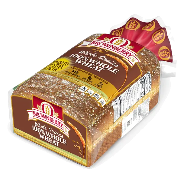 100% Whole Wheat Whole Grains Bread, 100% Whole Wheat