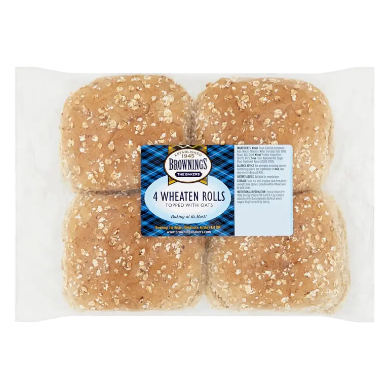 Wheaten Rolls 4 Pack