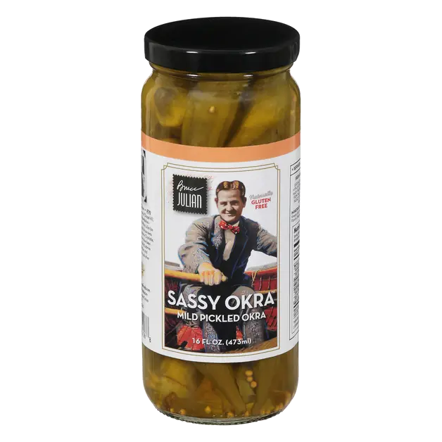 Sassy Mild Pickled Okra