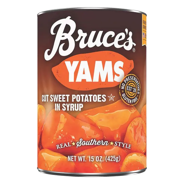 Yams Cut Sweet Potatoes in Syrup