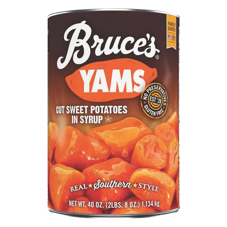 Sweet Potatoes Cut in Syrup
