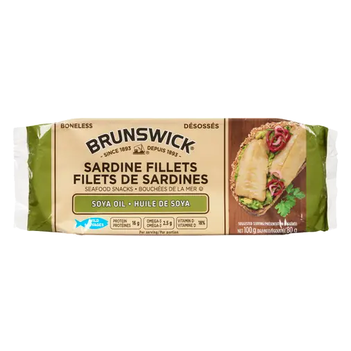 Sardine Fillets In Soya Oil 100 g