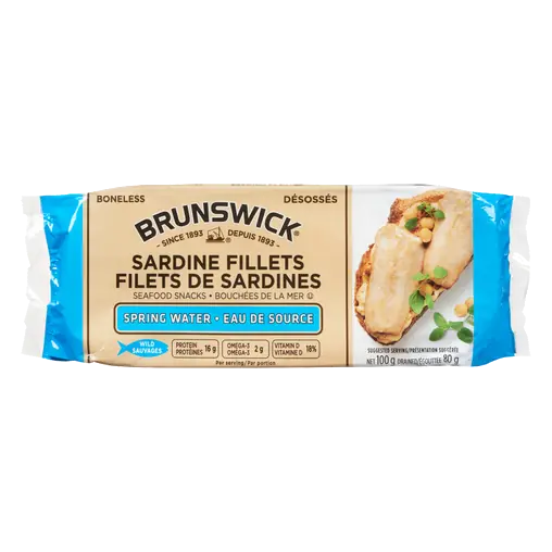 Sardine Fillets In Spring Water 100 g