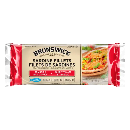Sardine Fillets Tomato & Basil Sauce 100 g