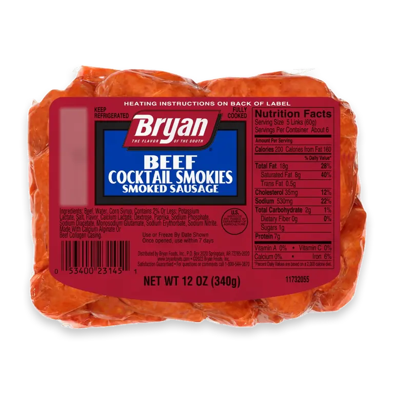 Beef Cocktail Smokies Smoked Sausages