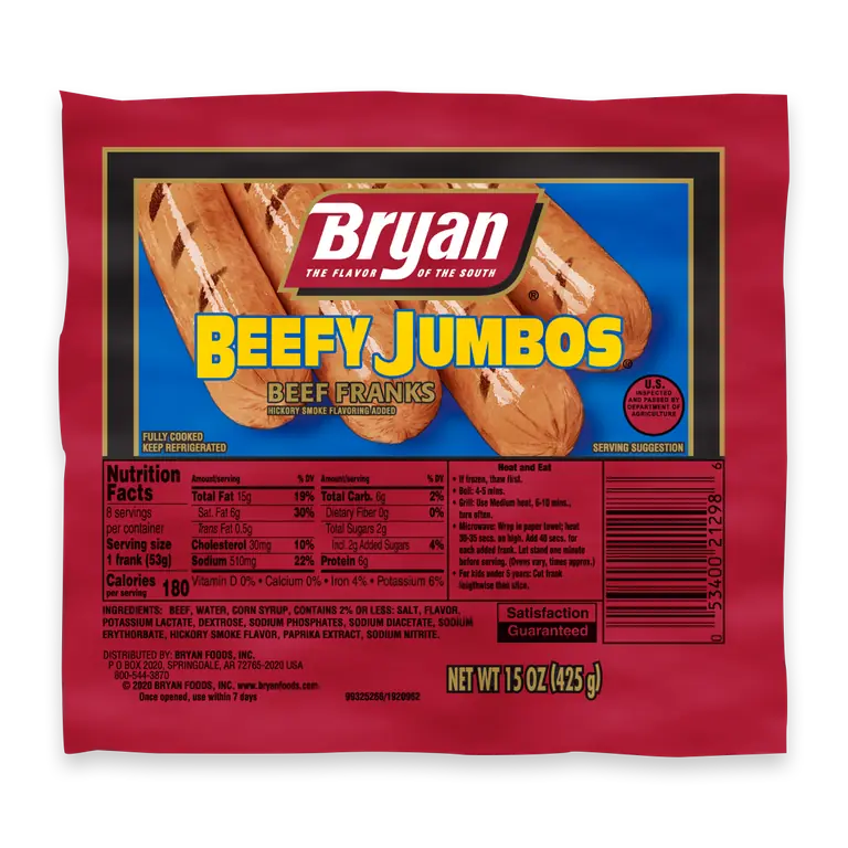 Beefy Jumbos Beef Franks