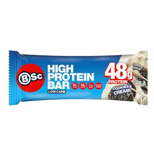High Protein Bar Cookies & Cream