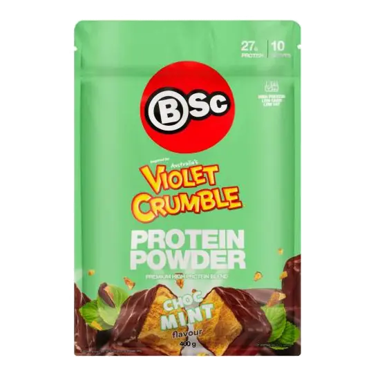 X Violet Crumble Protein Powder Choc Mint
