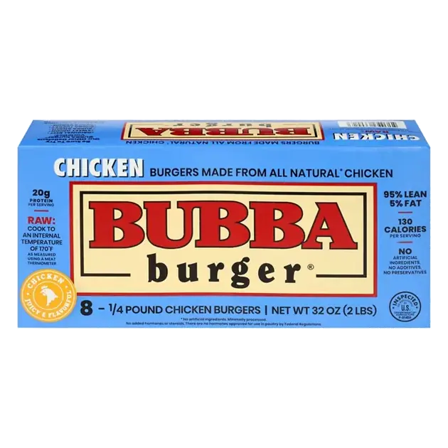 95%/5% Chicken Burgers