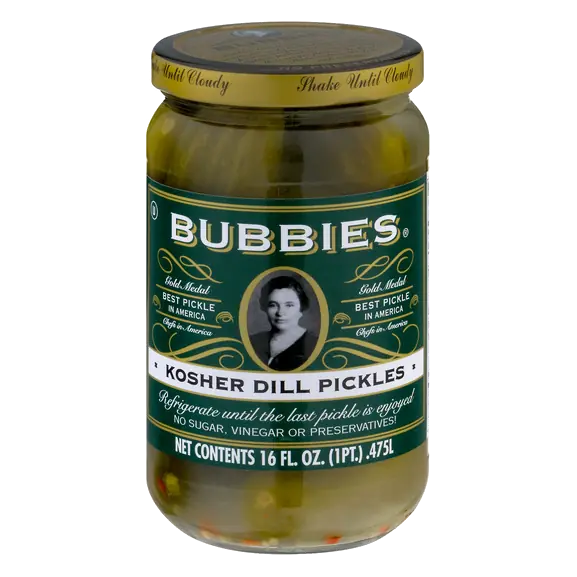 Bubbies Baby Kosher Dill Pickles 16 fl oz