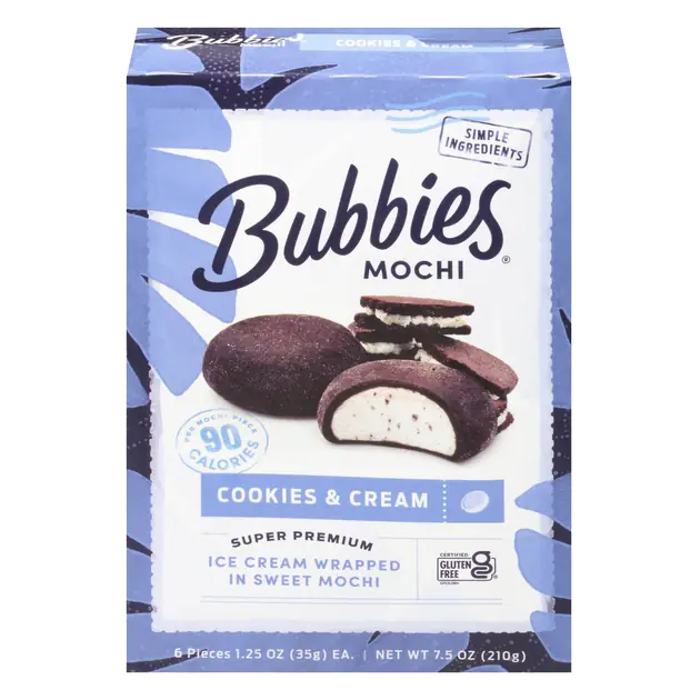 Cookies & Cream Wrapped in Sweet Mochi Ice Cream
